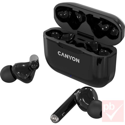 Canyon TWS-3 sztereó Bluetooth fülhallgató pár (fekete)
