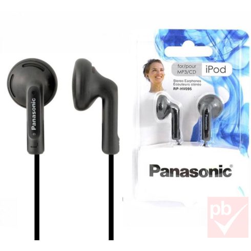 Panasonic hagyományos fülhallgató (fekete)