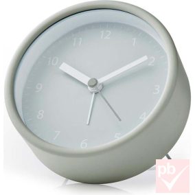 Nedis modern megjelenésű ébresztőóra (világoszöld)