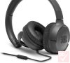JBL Tune 500 Pure Bass Sound fekete headset okostelefonhoz