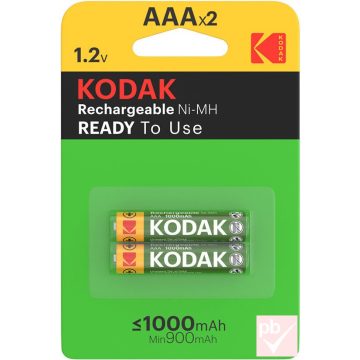 Kodak 1000mAh AAA akkumulátor (2db-os bliszter)