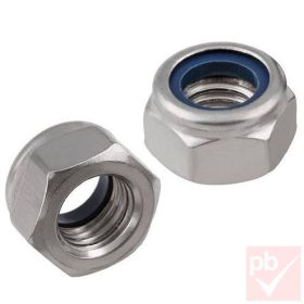   Anya, M5, hatszögletű, önzáró, acél, cink bevonattal, 5.0x8.0mm