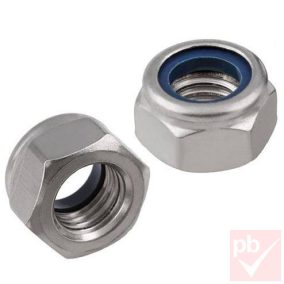   Anya, M5, hatszögletű, önzáró, acél, cink bevonattal, 5.0x8.0mm