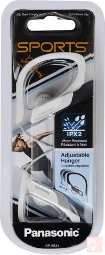 Panasonic Sports klipszes fülhallgató (fehér)