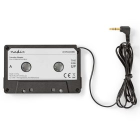 Nedis audio adapterkazetta autóba, AUX jack csatlakozóval