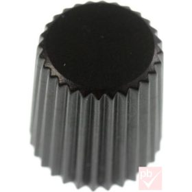 Potenciométer forgató gomb, 6-os tengelyre, recézett