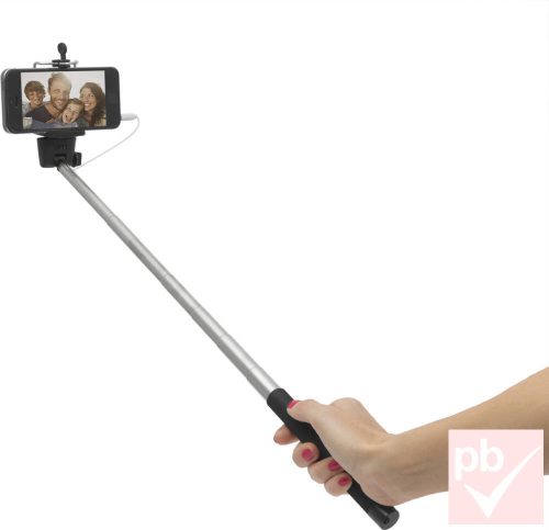 Delight kihúzható szelfibot kábellel, aktiváló gombbal (30-106cm)