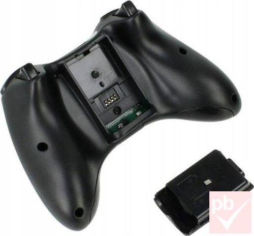 XBOX 360 / PC vezeték nélküli kontroller (fekete)