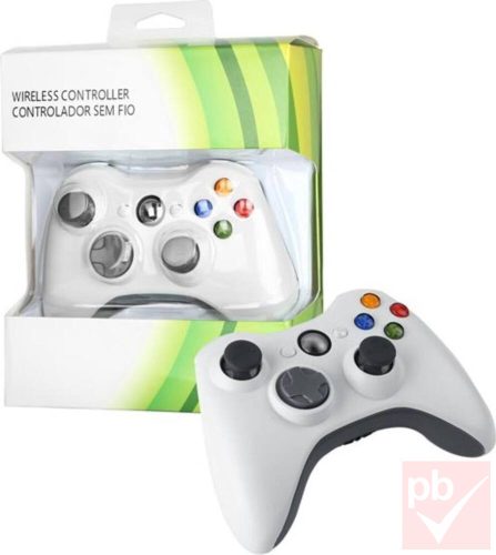 XBOX 360 / PC vezeték nélküli kontroller (fehér)