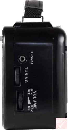 SAL RPR 6 hordozható rádió (4 sávos, tápellátás: 2x D elem + 230V)