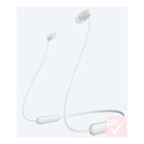 Sony WI-C200 sztereó Bluetooth headset (fehér)
