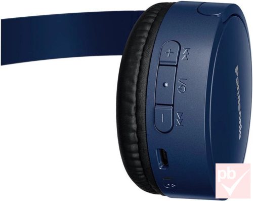 Panasonic XBS Wireless Bluetooth fejhallgató mikrofonnal (kék)