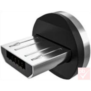   USB 2.0 mágneses töltő csatlakozó fej, micro USB, kábel nélkül