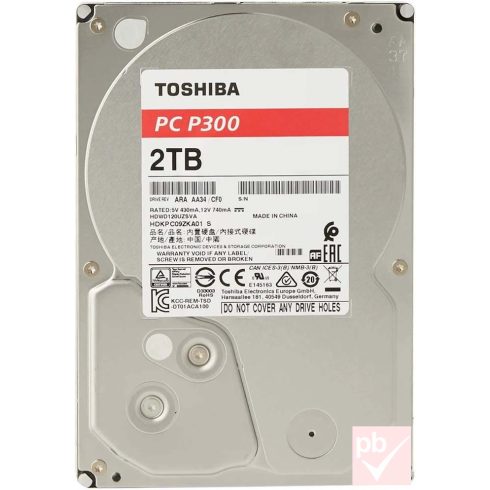 Toshiba 2TB 3.5" SATA merevlemez
