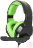 Esperanza Cobra gamer headset (fekete-zöld)