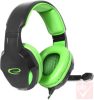 Esperanza Cobra gamer headset (fekete-zöld)