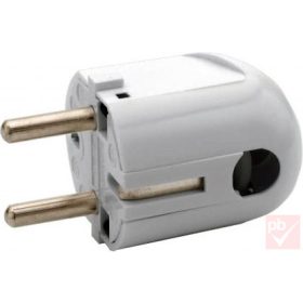   Hálózati dugvilla, lengő, 1F, fehér, 90°, műanyag, 16A (Legrand 054365)