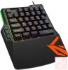 Meetion egykezes USB gaming billentyűzet (balkezes, KB015)