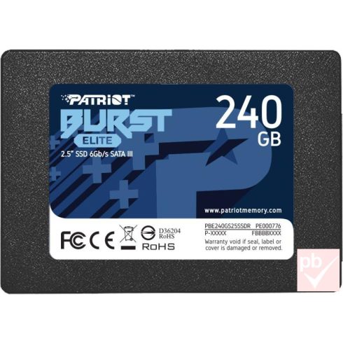 Patriot Burst Elite 240GB SATA SSD meghajtó