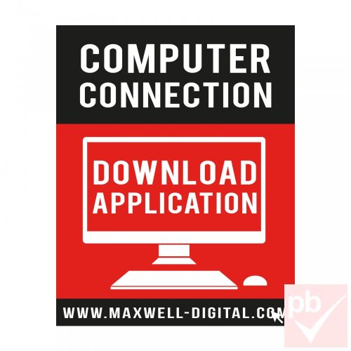 Maxwell 25328 digitális regiszter multiméter USB PC csatlakozással