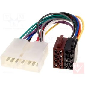   4CarMedia ZRS-AS-2B Daewoo gyári csatlakozó aljzat -> 2x ISO dugó átalakító