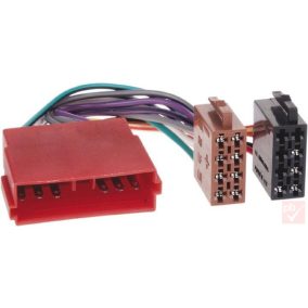   4CarMedia ZRS-AS-23B Citroën, Peugeot gyári csatlakozó aljzat -> 2x ISO dugó