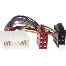   4CarMedia ZRS-AS-32B Subaru gyári csatlakozó aljzat -> 2x ISO dugó átalakító