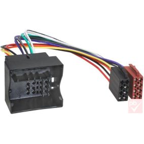   4CarMedia ZRS-AS-56B Renault, Opel gyári csatl. aljzat -> 2x ISO dugó átalakító