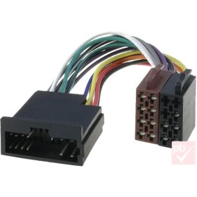   4CarMedia ZRS-AS-7B Kia gyári csatlakozó aljzat -> 2x ISO dugó átalakító