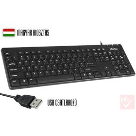 Meetion MT-K100 billentyűzet (fekete, HUN)