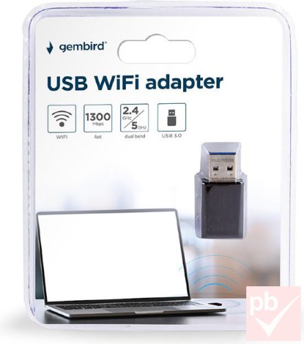 Gembird WNP-UA1300-01 AC1300 USB WiFi adapter