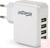 Energenie hálózati USB töltő 4db aljzattal (3.1A)