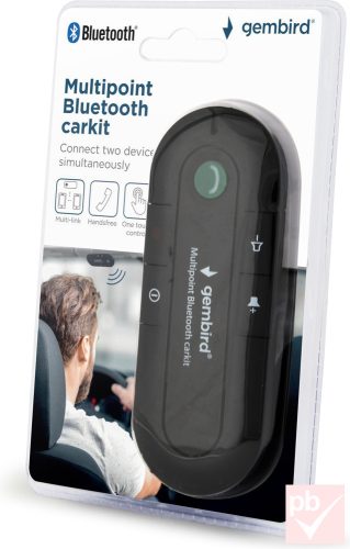 Gembird BTCC-03 Bluetooth telefon kihangosító autóba