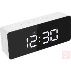 Too DC-200-W fehér digitális asztali óra