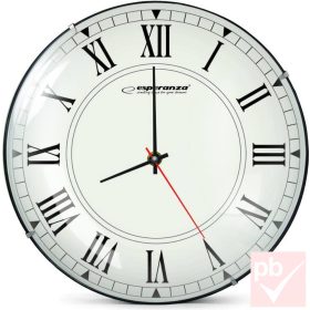 Esperanza Roma falióra domború üveggel (30cm, fehér)