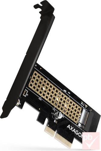 Axagon PCEM2-N NVMe M.2 foglalatos PCI-E kártya