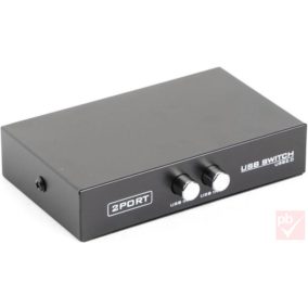 Gembird DSU-21 manuális 2 portos USB 2.0 átkapcsoló