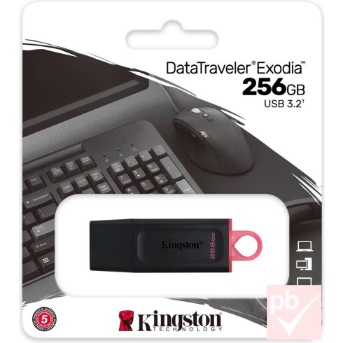 Kingston DataTraveler Exodia 256GB pendrive (Type-A, USB 3.2)