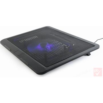 Gembird dönthető 15.6" laptop hűtő (fekete)