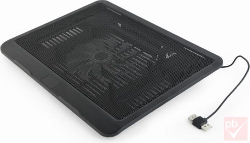 Gembird dönthető 15.6" laptop hűtő (fekete)