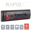 MNC Rapid autó HiFi fejegység (4x50W, USB, Bluetooth, SD, AUX, 1 DIN)