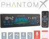 MNC PhantomX autó HiFi fejegység (4x50W, Touch front, Voice ctrl, Bluetooth, USB, AUX)