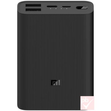   Xiaomi Mi Power Bank 3 Ultra Compact hordozható akkumulátor (10000mAh, fekete)