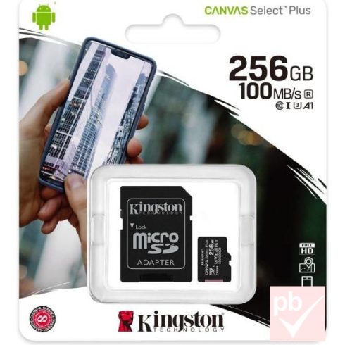 Kingston Canvas Select Plus 256GB micro SD memóriakártya