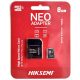 Hiksemi 8GB Class10 micro SD memóriakártya + normál SD adapter