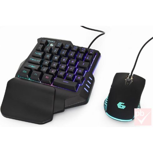 Gembird Ivar Twin gamer desktop kit (billentyűzet + egér)