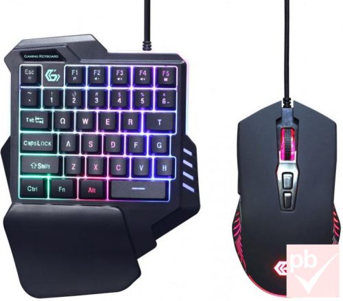 Gembird Ivar Twin gamer desktop kit (billentyűzet + egér)