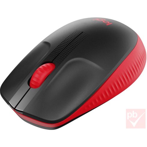 Logitech M190 piros vezeték nélküli egér