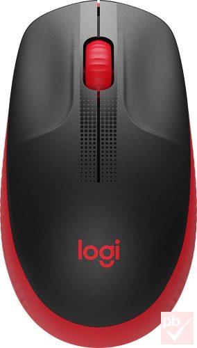 Logitech M190 piros vezeték nélküli egér