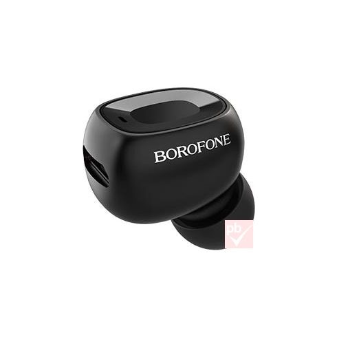 Borofone BC28 egyoldalas Bluetooth headset (fekete)